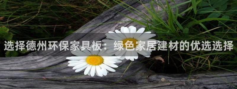 杏耀官网注册地址：选择德州环保家具板：绿色家居建材的优选选择