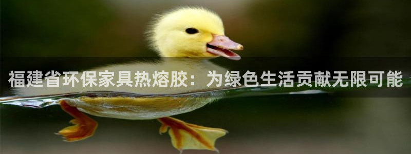 杏耀平台代理登录网址查询：福建省环保家具热熔胶：为绿色生活贡