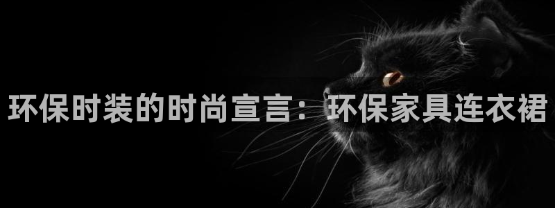 杏耀平台招商的流程：环保时装的时尚宣言：环保家具连衣裙
