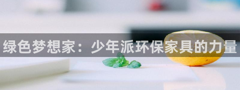杏耀平台登录网址：绿色梦想家：少年派环保家具的力量